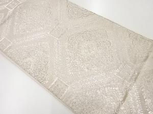 アンティーク　襷に菱華紋模様織出し袋帯（材料）